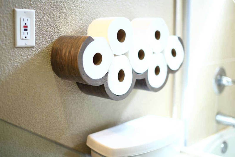 The Toilet Paper Cloud Holder by The DIY Plan