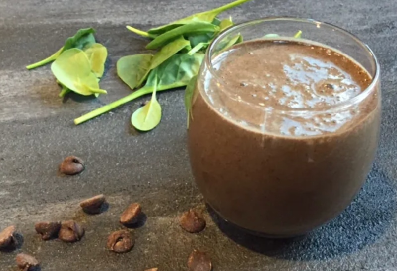 Chocolate Spinach Smoothie