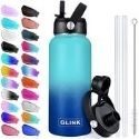 Glink Stainless Steel Water Bottle with Straw