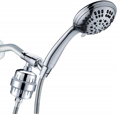 Details about   High Pressure Water Softener Shower Head with 2 Replaceable Filters 