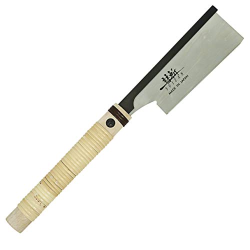 SUIZAN Japanese Hand Saw 6 inch Dozuki Pull Saw