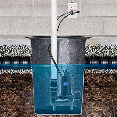 above ground sewage ejector pump system