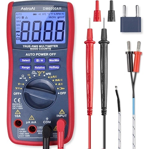 cen-tech 7 function digital multimeter manual test battery