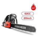 COOCHEER Ladyiok Chainsaw 62cc Gas Chainsaw