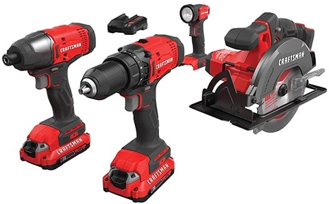 CRAFTSMAN CMCK401D2 Cordless Drill Combo Kit