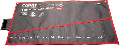 Capri Tools CP11600 Wrench Roll Up Pouch
