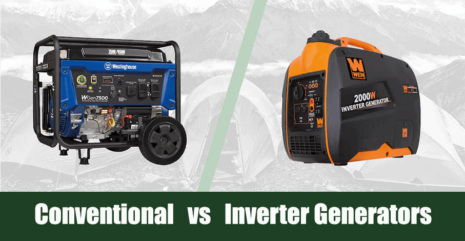 Conventional vs Inverter Generators: What's the Difference? | House Grail