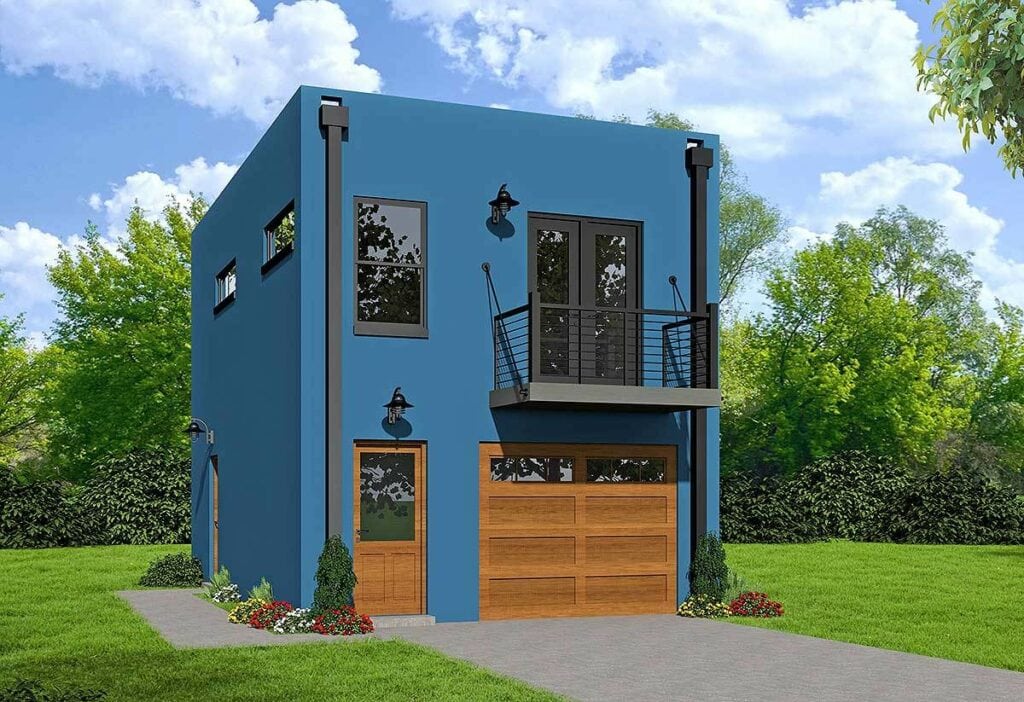 Cube-shaped apartment