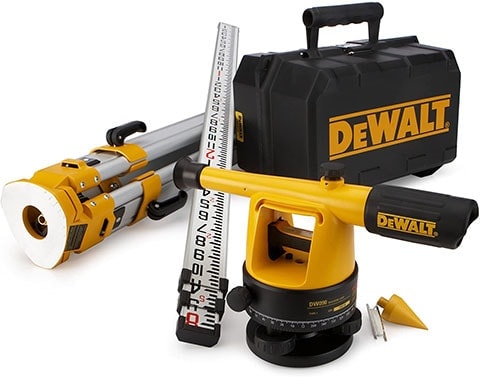 DEWALT DW090PK Builder Level with Tripod and Rod