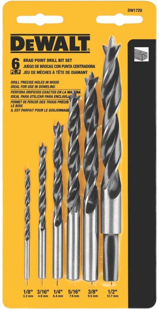 5 pcs Accessories Drill Bits Metal/ Masonry/Wood for electric hand drills 