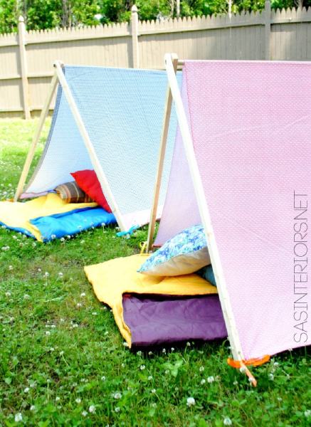 DIY- KIDS PLAY + CAMPING TENT