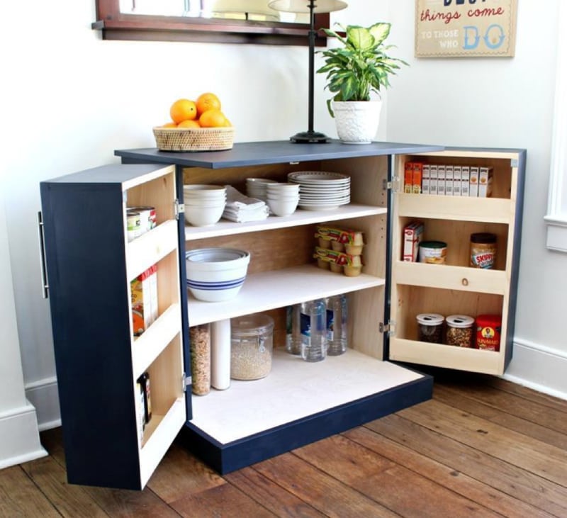 DIY Kitchen Pantry Cabinet