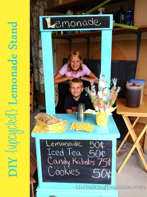 DIY Nightstand Lemonade Stand from The Baking Beauties