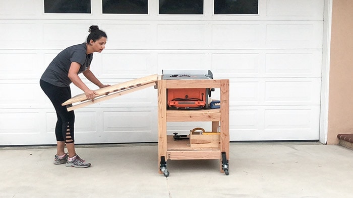 DIY table saw stand Anikas DIY Life