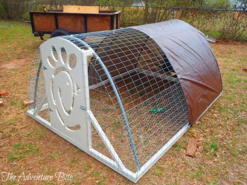 DIY chicken tractor