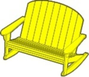 DIY double rocker chair