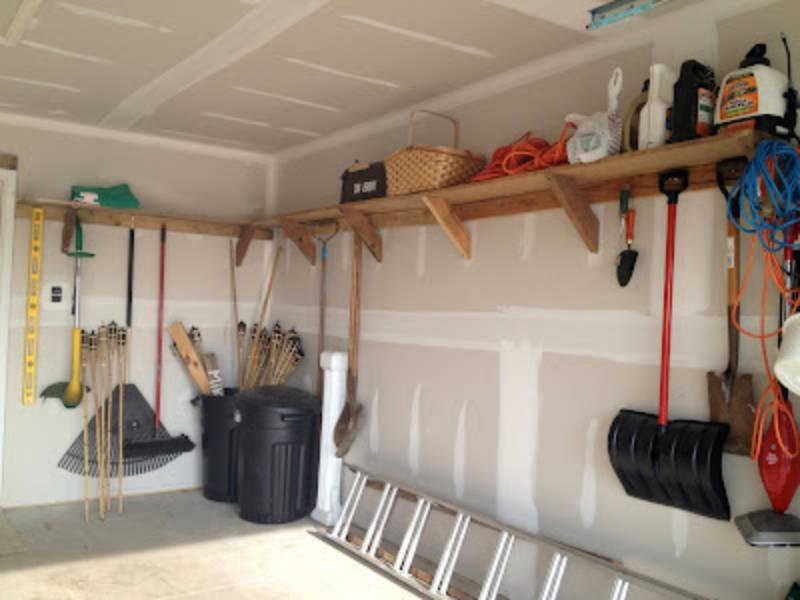 DIY organize a garage