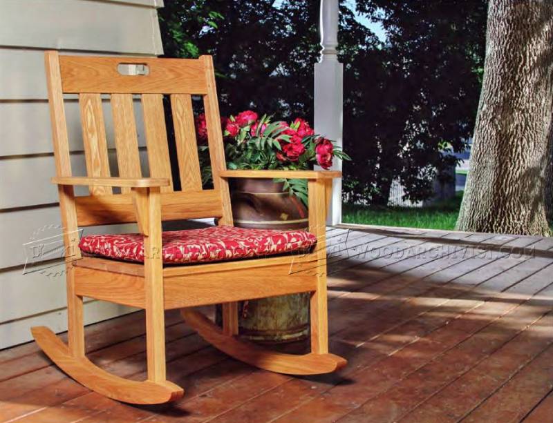 DIY outdoor rocking chair