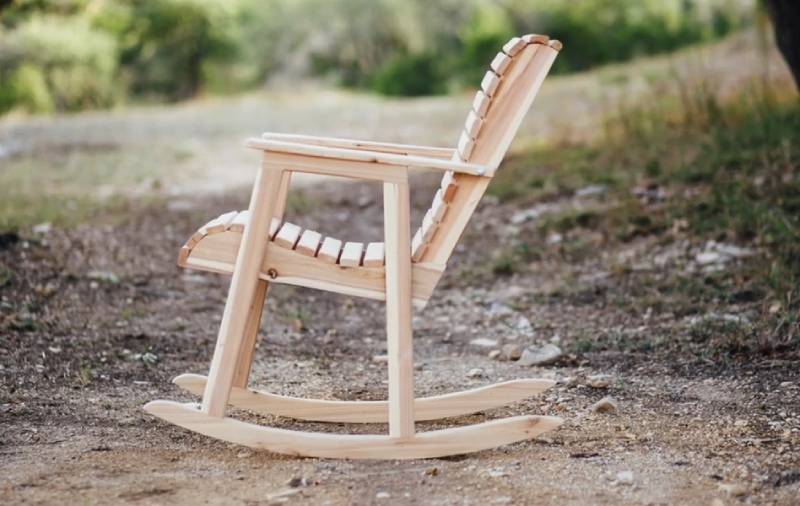 DIY rocking chair