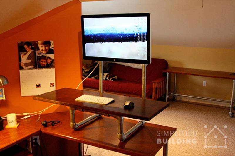 DIY standing desk converter