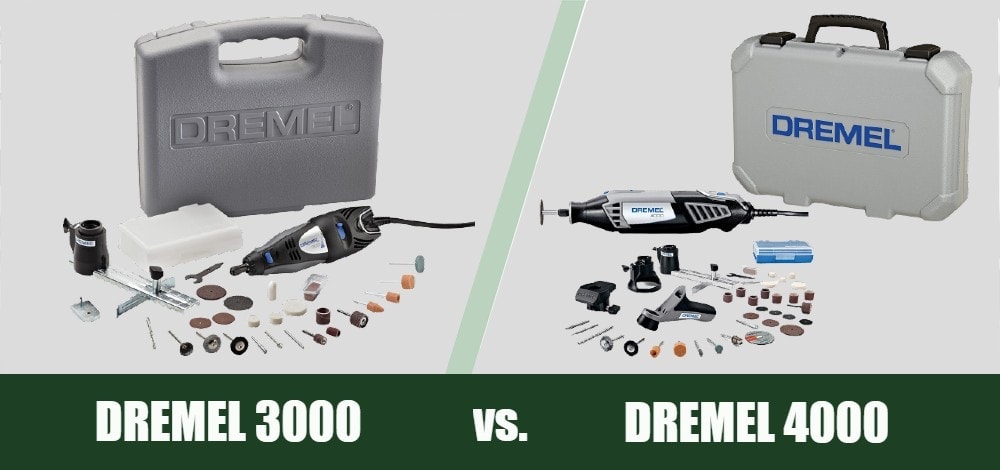 DREMEL 3000 VS 4000 ROTARY TOOLS