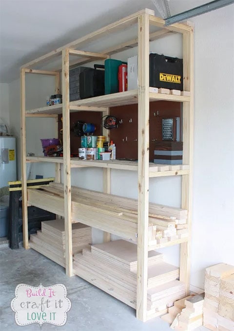 12 Free DIY 2X4 Shelving Plans You Can Make Today (with Pictures ...