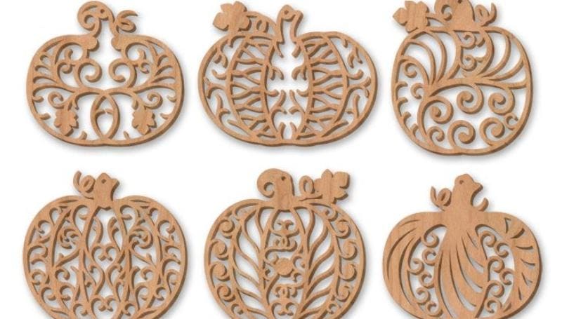 Filigree Fretwork Pumpkins