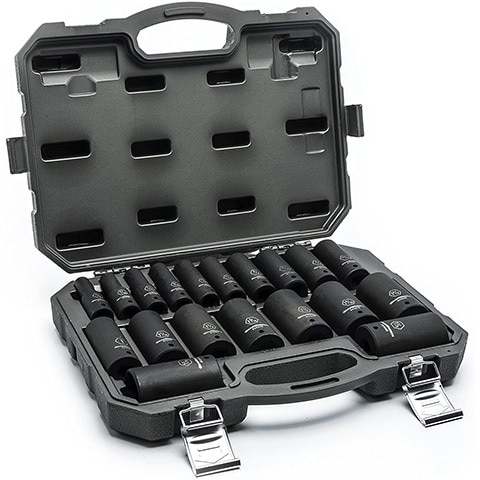 GEARWRENCH 84934N Drive 6 Pt. Impact Socket Set
