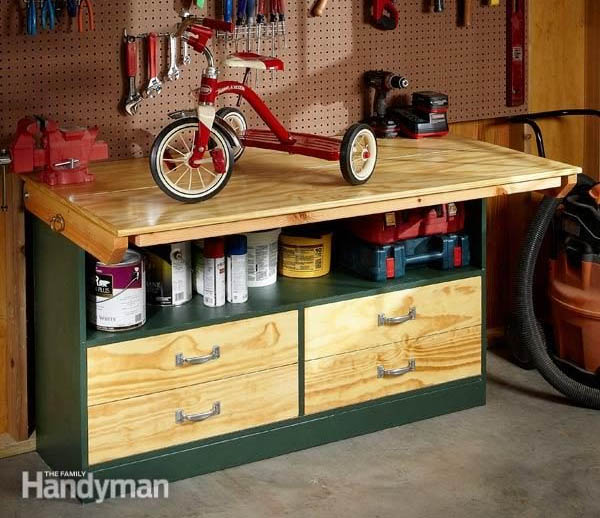 Garage Workbench Plan from Family Handyman