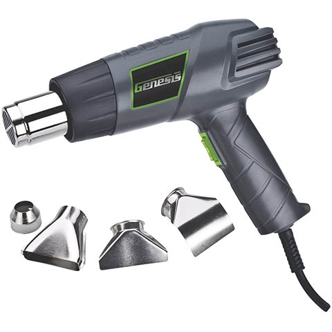 TACKLIFE Heat Gun 1500W 572�F~ 932�F Dual Temperature Hot Air Gun