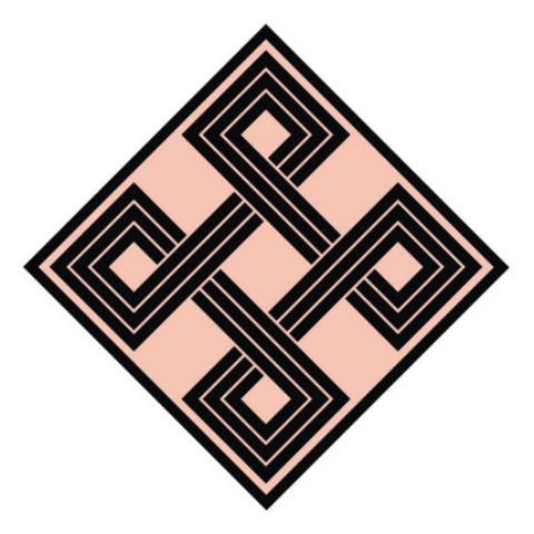 Geometric square pattern