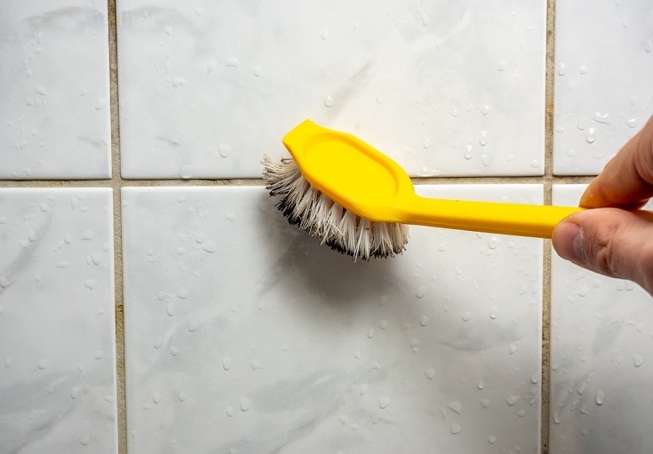Clean Grout Stains In The Bathroom, How To Clean Tile Grout Stains