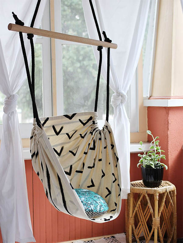 Hammock Chair from A Beautiful Mess