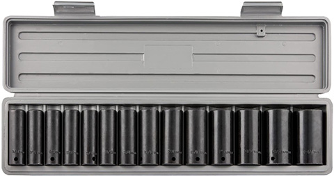 Hiltex 02444 Drive Deep Impact Socket Set
