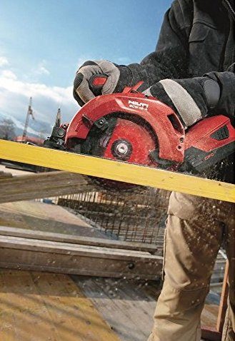 guy using Hilti saw