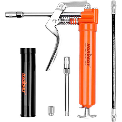 Horusdy MiniPistol Grip Grease Gun