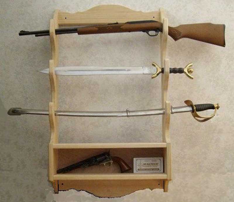 15 Free DIY Gun Rack Plans To Build Today (with Pictures) | House Grail