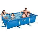 Intex 86″ x 59″ x 23″ Rectangular Frame Above-Ground Pool