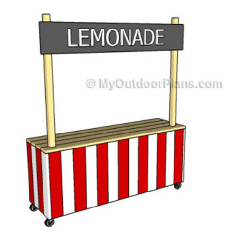 Lemonade Stand Plan by My Outdoor Plans