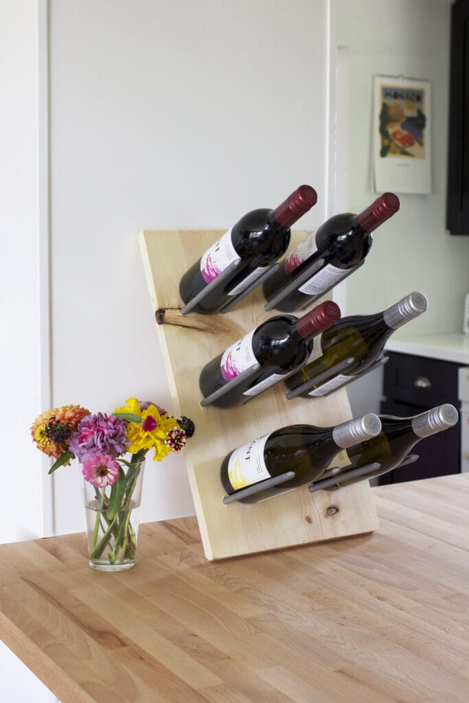 Modern DIY Wine rack