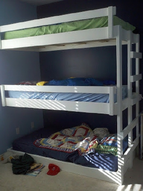 My Home Done My Way Triple Bunk Bed Plans