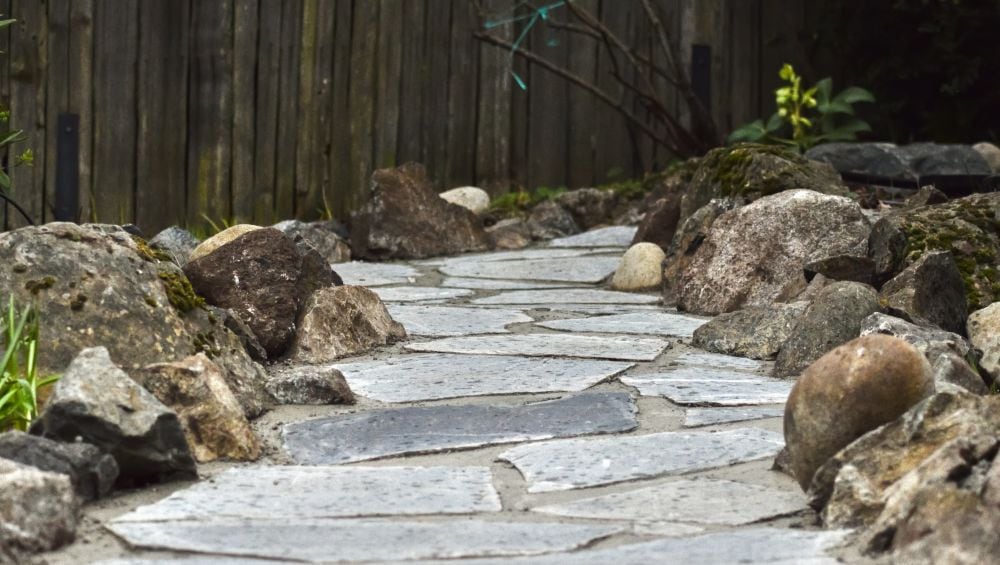 Natural Flagstone pathway
