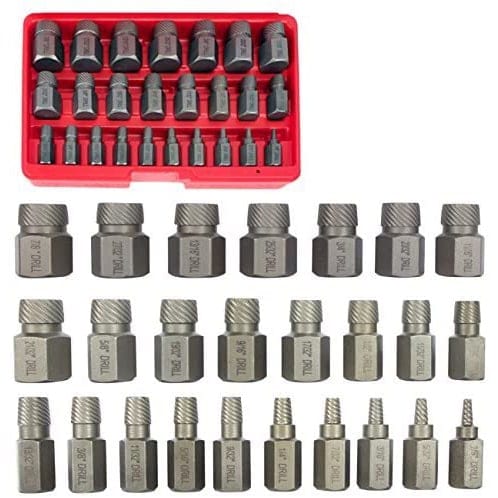 Neiko 04204A Hex Head Multi-Spline Screw and Bolt Extractor Set