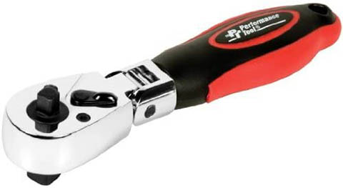 Performance Tool W9116 Flex Head Stubby Ratchet