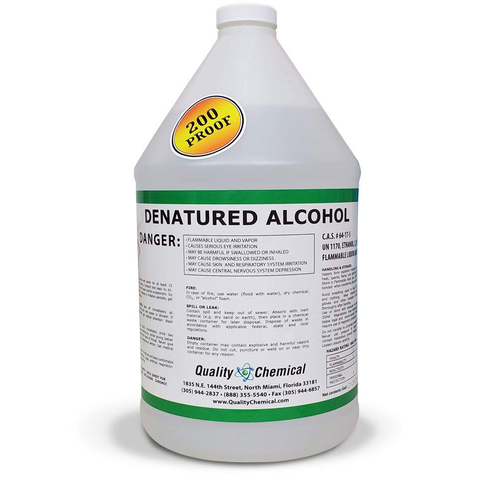 mineral spirits vs denatured alcohol