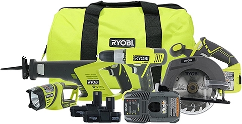 Ryobi P883 One+ Cordless Tool Set