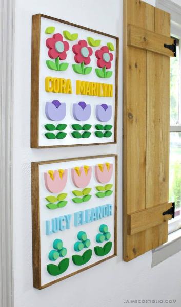 SCROLL SAW NAME PLAQUES