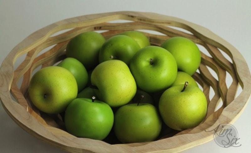 Scroll Saw Wooden Basket From A Single Board