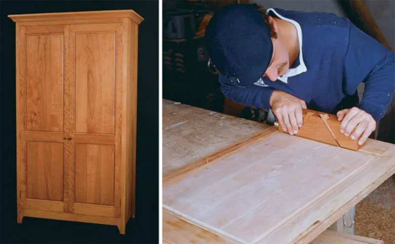 Shaker Style Wardrobe By Fine Woodworking