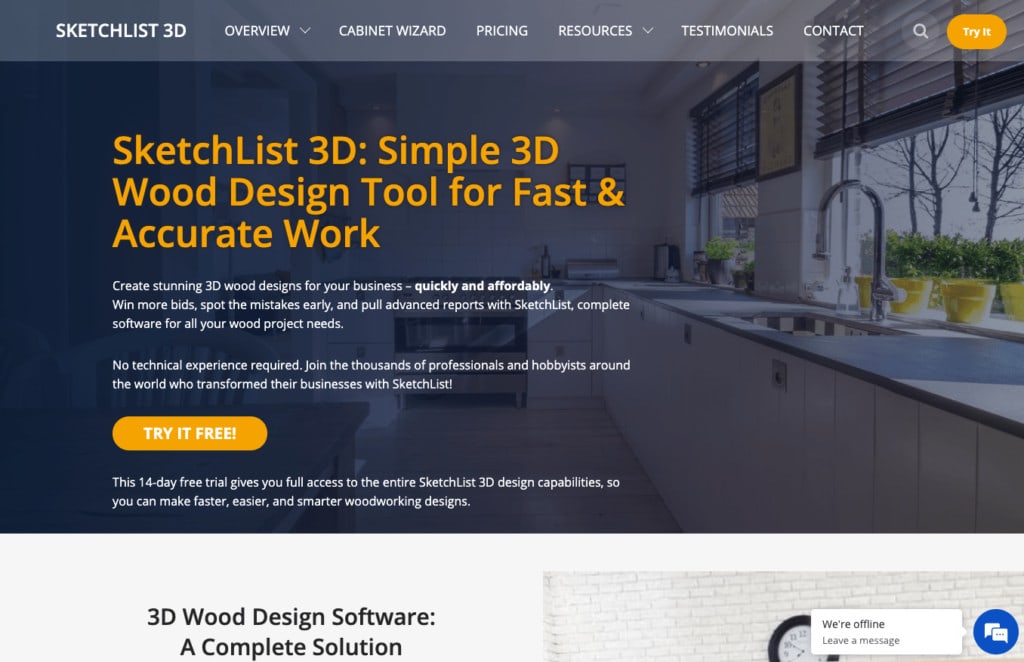 sketchlist 3d furniture design software